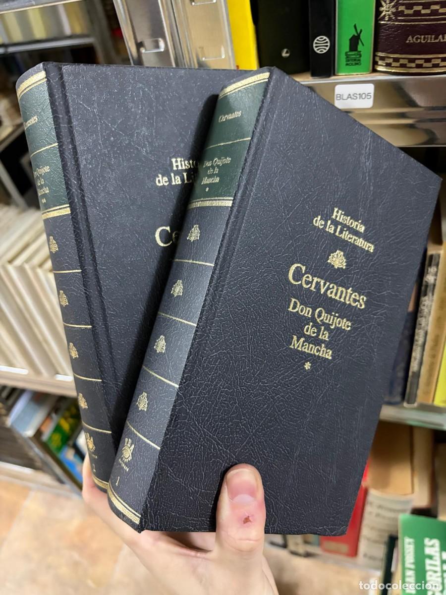 Libros de segunda mano: BLAS105 Historia de la Literatura Cervantes Don Quijote de la Mancha dos tomos completo rba