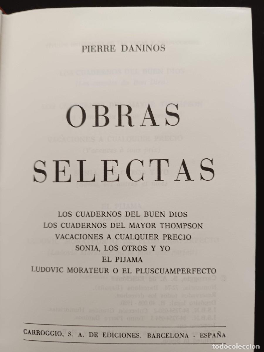 Libros de segunda mano: PIERRE DANINOS: OBRAS SELECTAS - Foto 4