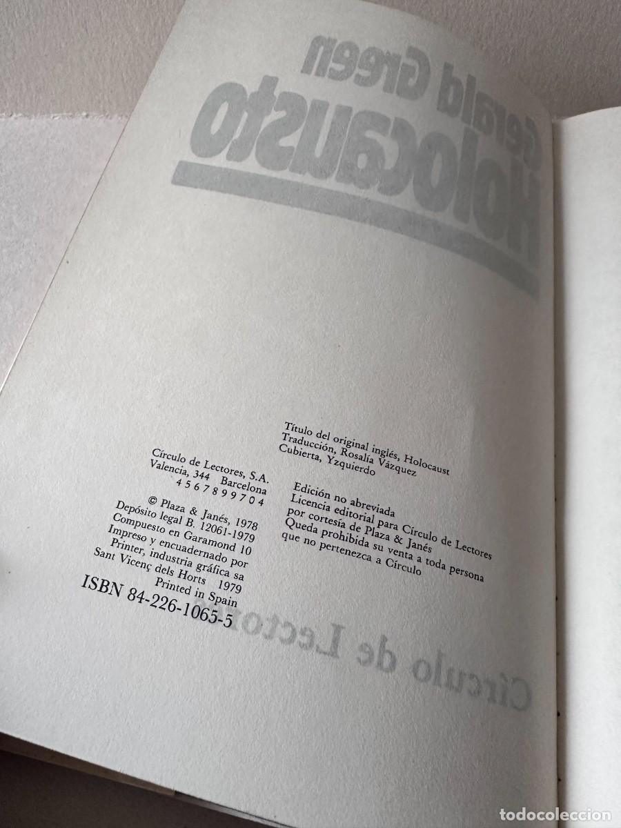 Libros de segunda mano: Holocausto: La soluci&oacute;n final (Gerald Green) - Foto 4