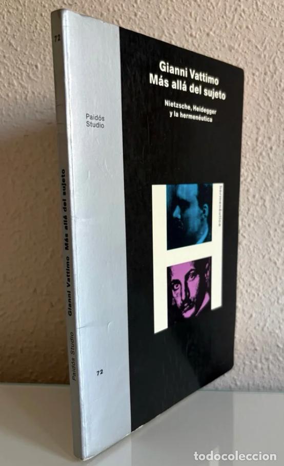 Libros de segunda mano: Vattimo, Gianni: M&aacute;s all&aacute; del sujeto - Foto 2
