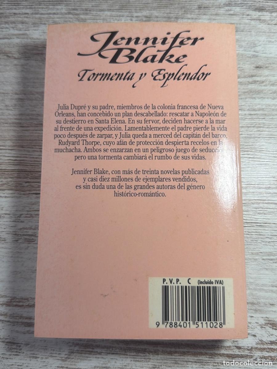 Libros de segunda mano: Libro Tormenta y esplendor | Jennifer Blake | 1997 - Foto 2