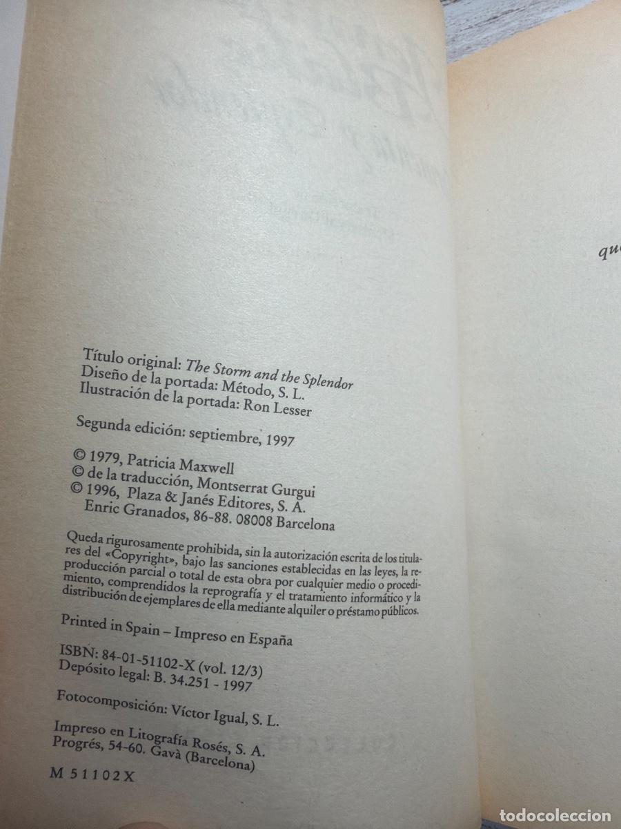 Libros de segunda mano: Libro Tormenta y esplendor | Jennifer Blake | 1997 - Foto 3