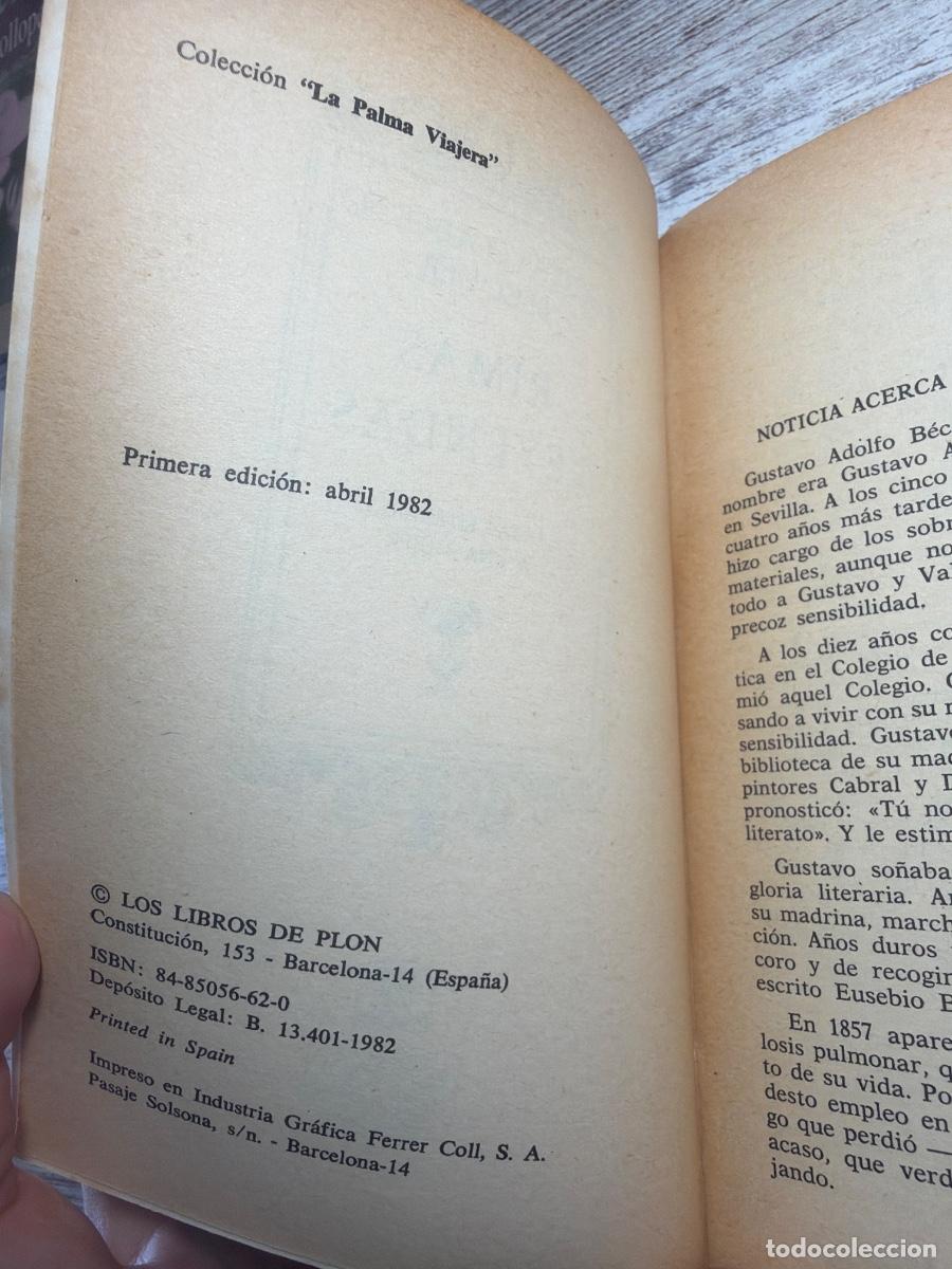 Libros de segunda mano: Libro Rimas y leyendas | Gustavo Adolfo Becquer | 1982 - Foto 3