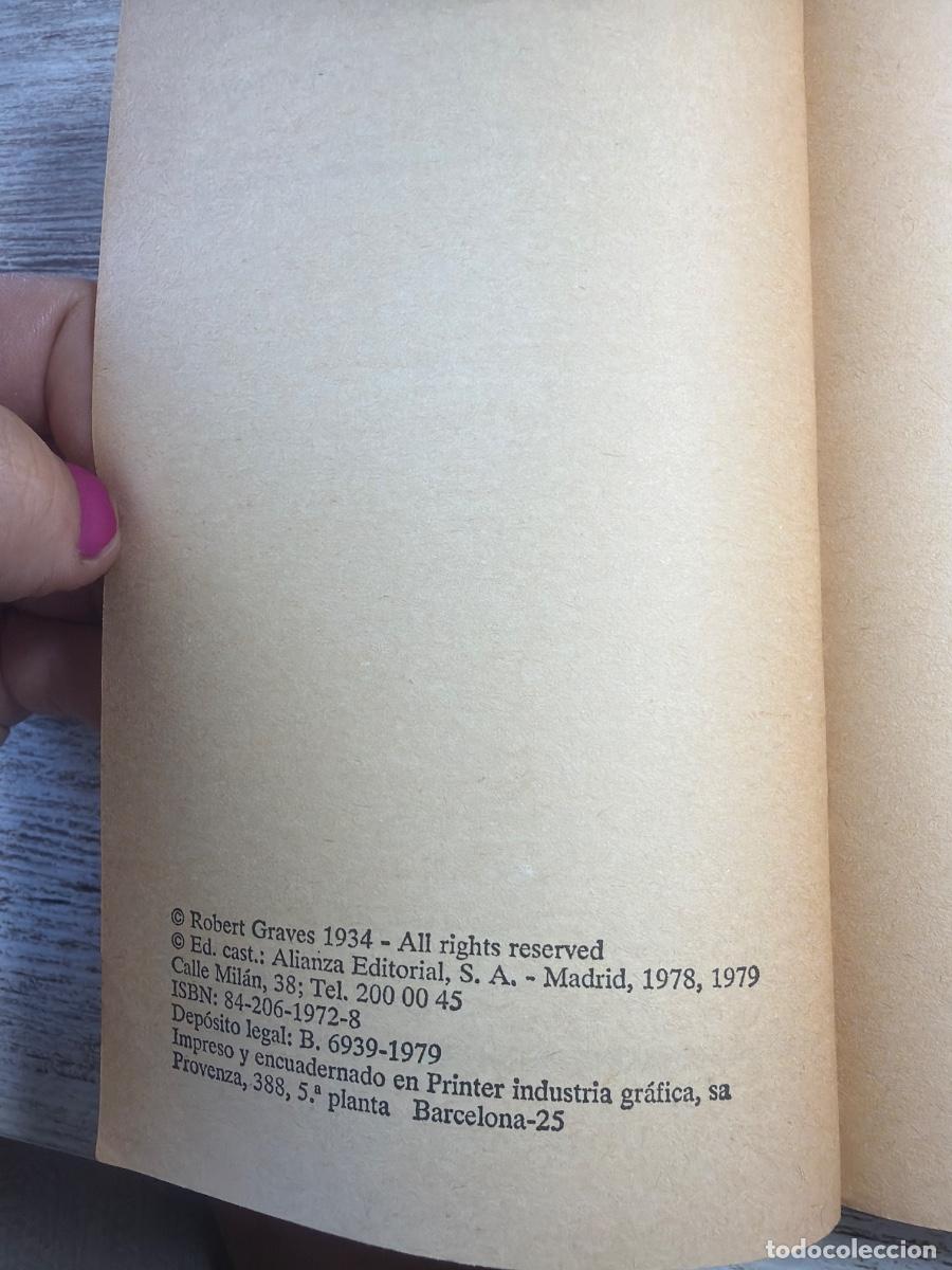 Libros de segunda mano: Libro Yo Claudio | Robert Graves | 1979 - Foto 3