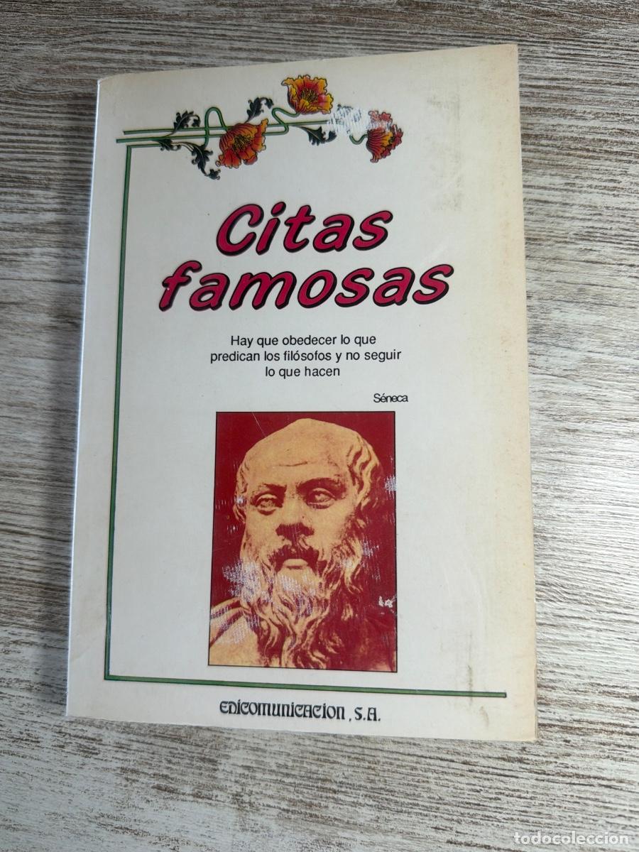 Libros de segunda mano: Libro Citas famosas | edicocomunicacion | 1989