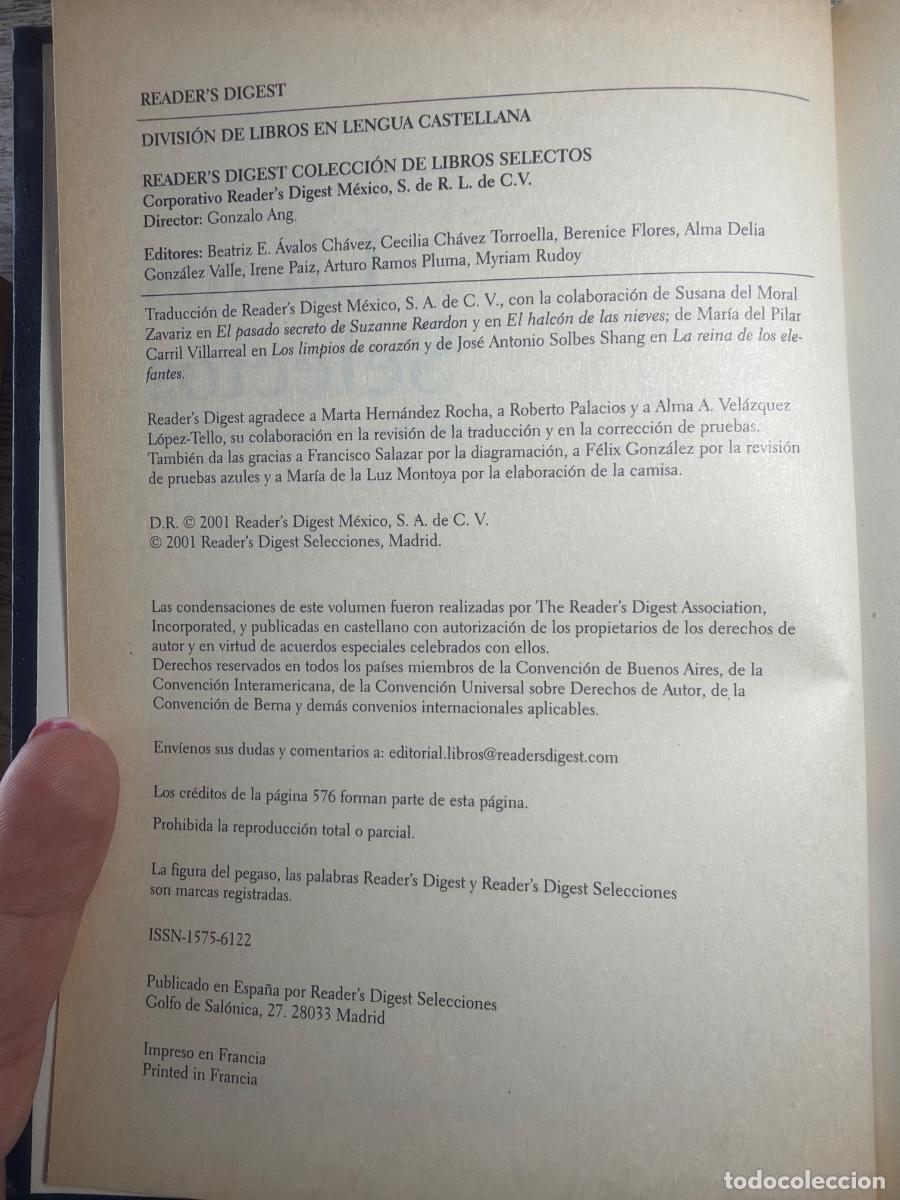 Libros de segunda mano: Libro Libros selectos | Readers Digest | 2001 - Foto 5