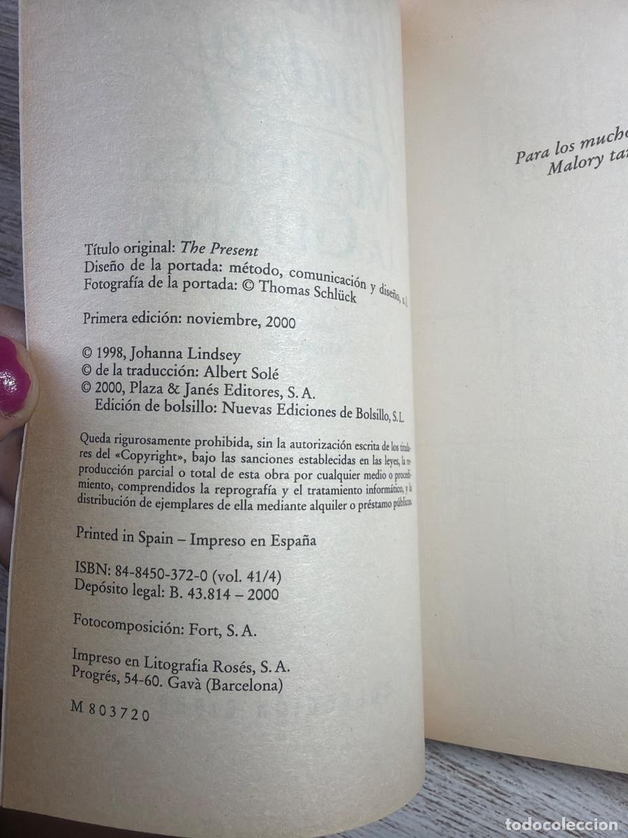 Libros de segunda mano: Libro El marqu&eacute;s y la gitana | Johanna Lindsay | 2000 - Foto 3
