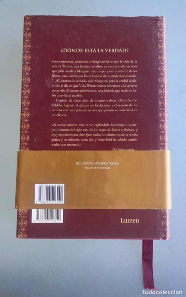 Libros de segunda mano: Libro El cuento n&uacute;mero trece | Diane Setterfield | 2007 - Foto 3