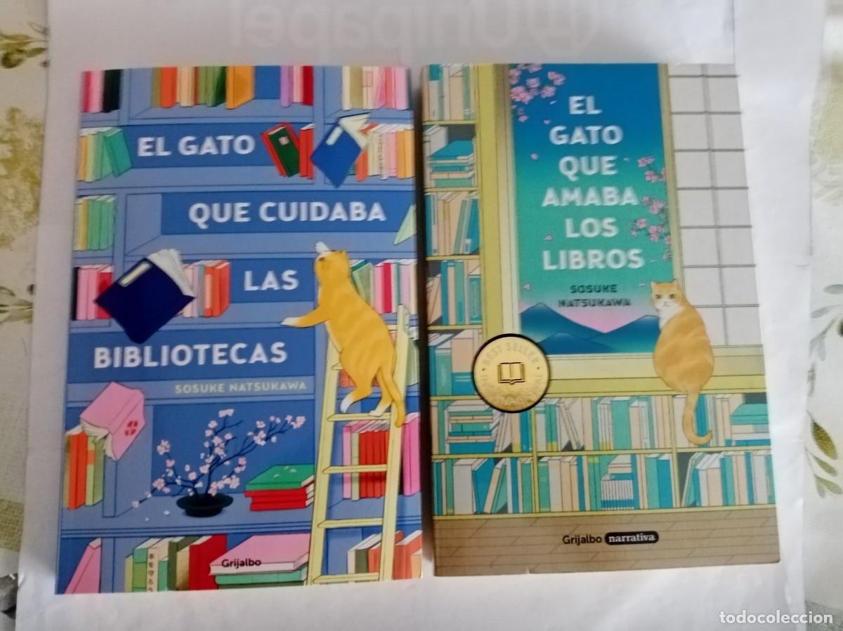 Libros de segunda mano: EL GATO QUE AMABA LOS LIBROS / EL GATO QUE CUIDABA LAS BIBIOTECAS. Sosuke Natsukawa