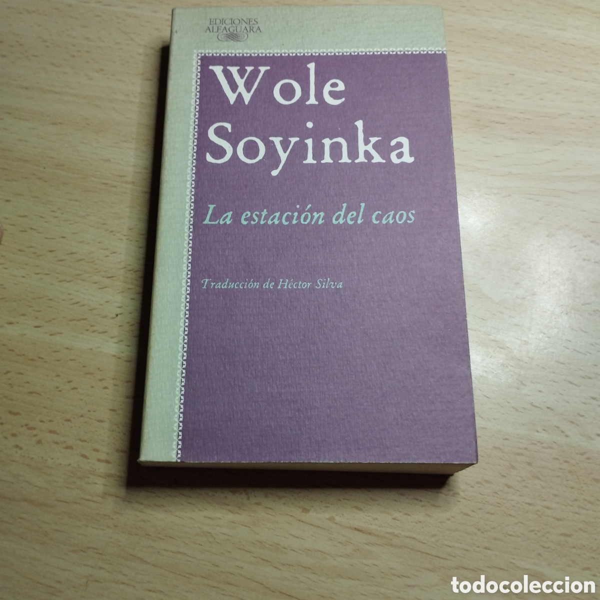 Libros de segunda mano: La estaci&oacute;n del caos. Wole Soyinka. 1987. Alfaguara. 226.