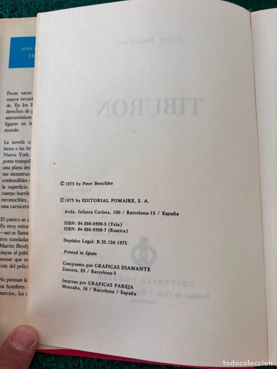 Libros de segunda mano: Tibur&oacute;n - Peter Benchley - Foto 4