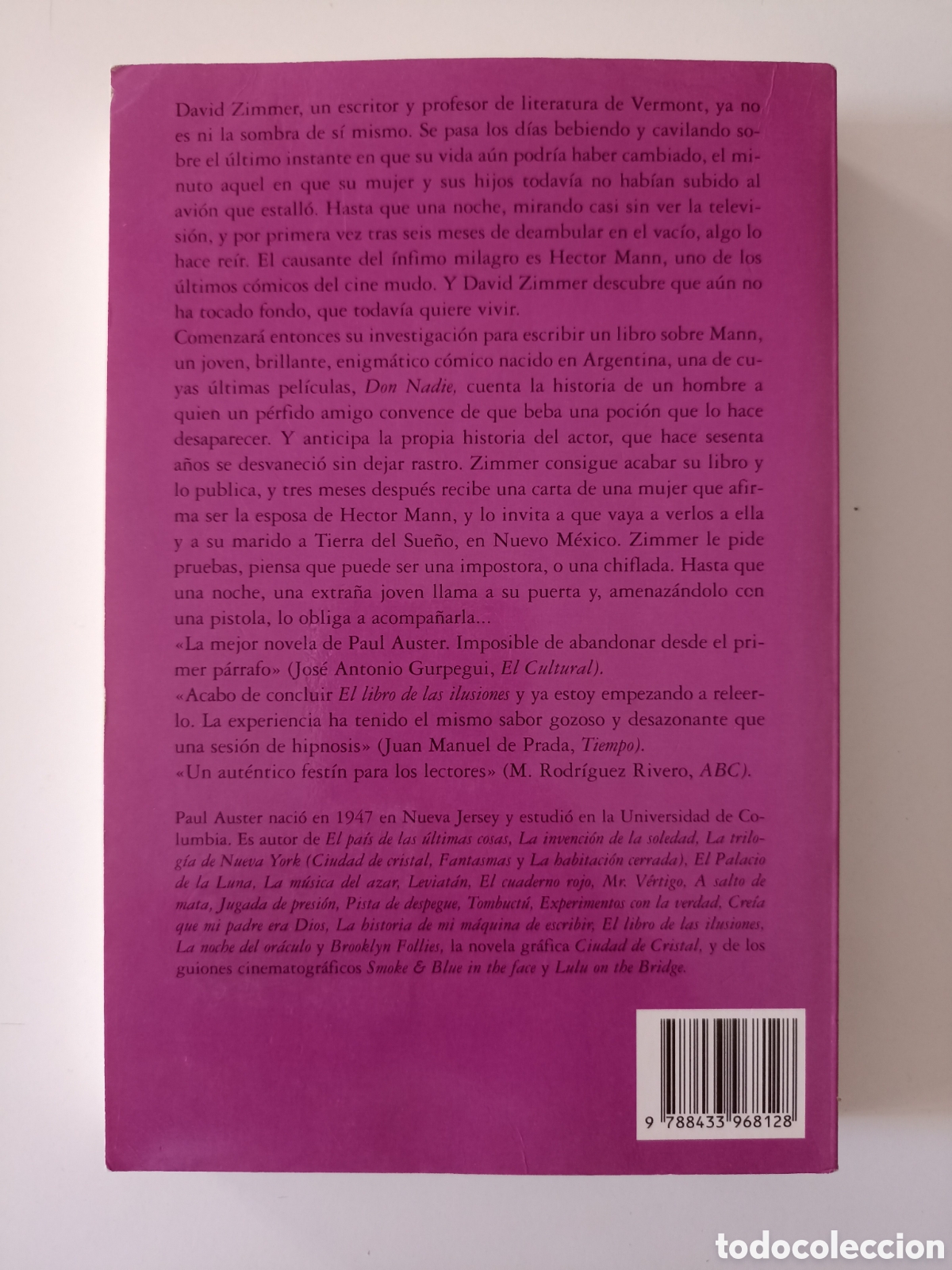 Libros de segunda mano: Paul Auster - El libro de las ilusiones (Anagrama Compactos, 2006) - Foto 3