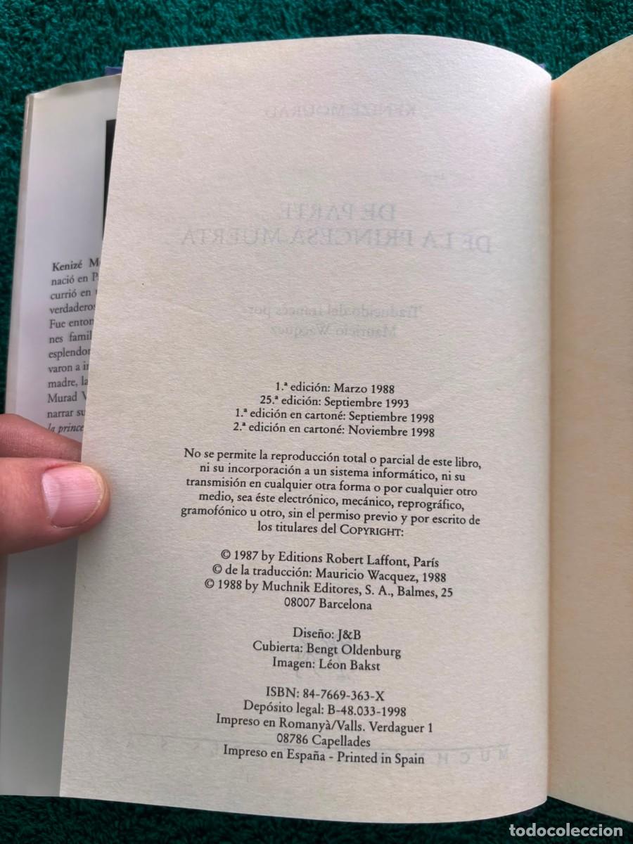 Libros de segunda mano: De parte de la princesa muerta - Keniz&eacute; Mourad - Foto 4