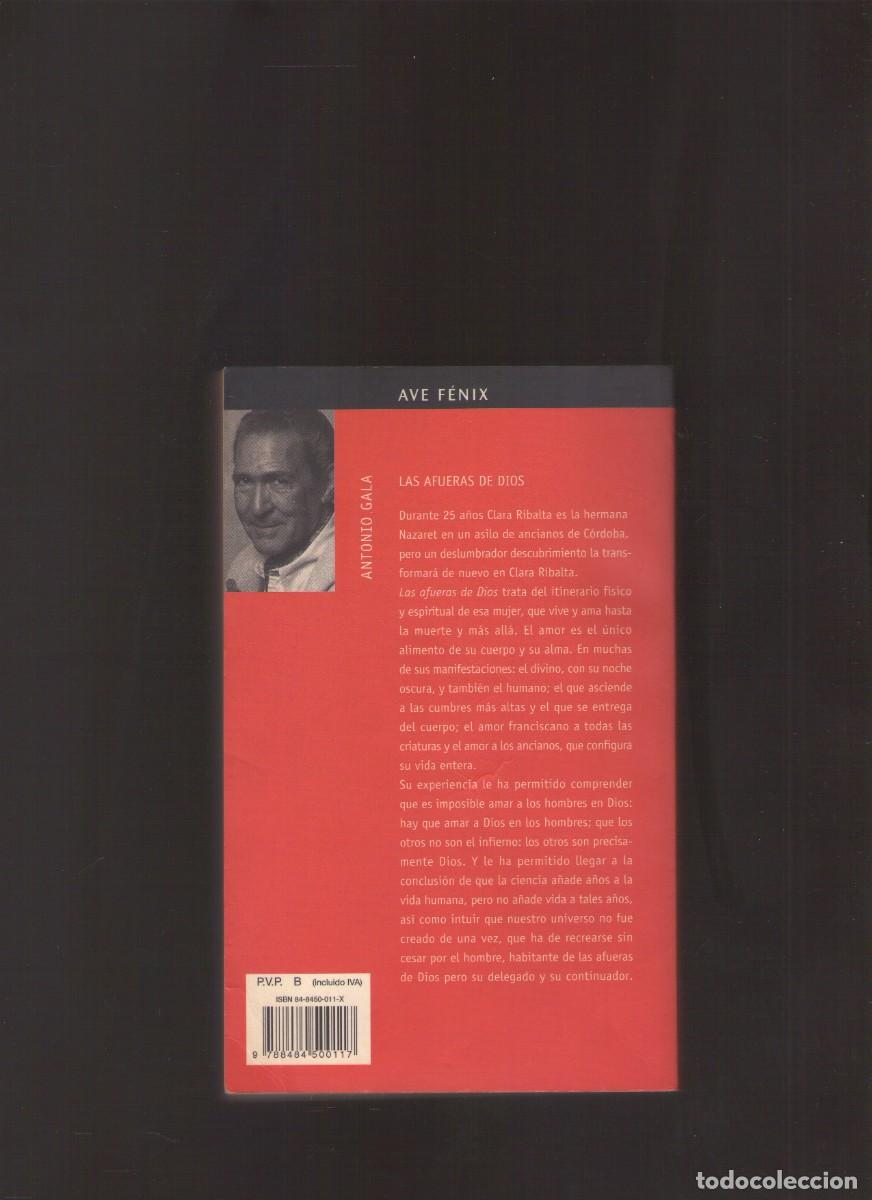 Libros de segunda mano: Ac. Las afueras de Dios (Antonio Gala) - Foto 2