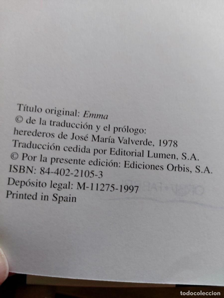 Libros de segunda mano: Emma Autora: Jane Austen - Foto 4