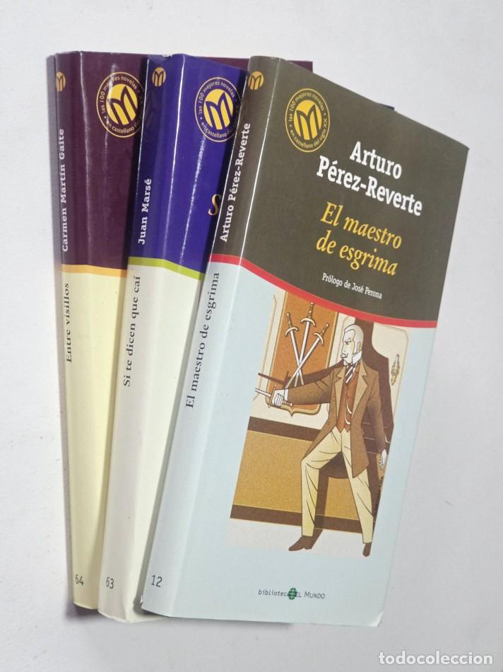 Libros de segunda mano: PACK 3: EL MAESTRO DE ESGRIMA - SI TE DICEN QUE CA&Iacute; - ENTRE VISILLOS - P&Eacute;REZ REVERTE - MARS&Eacute; - MART&Iacute;