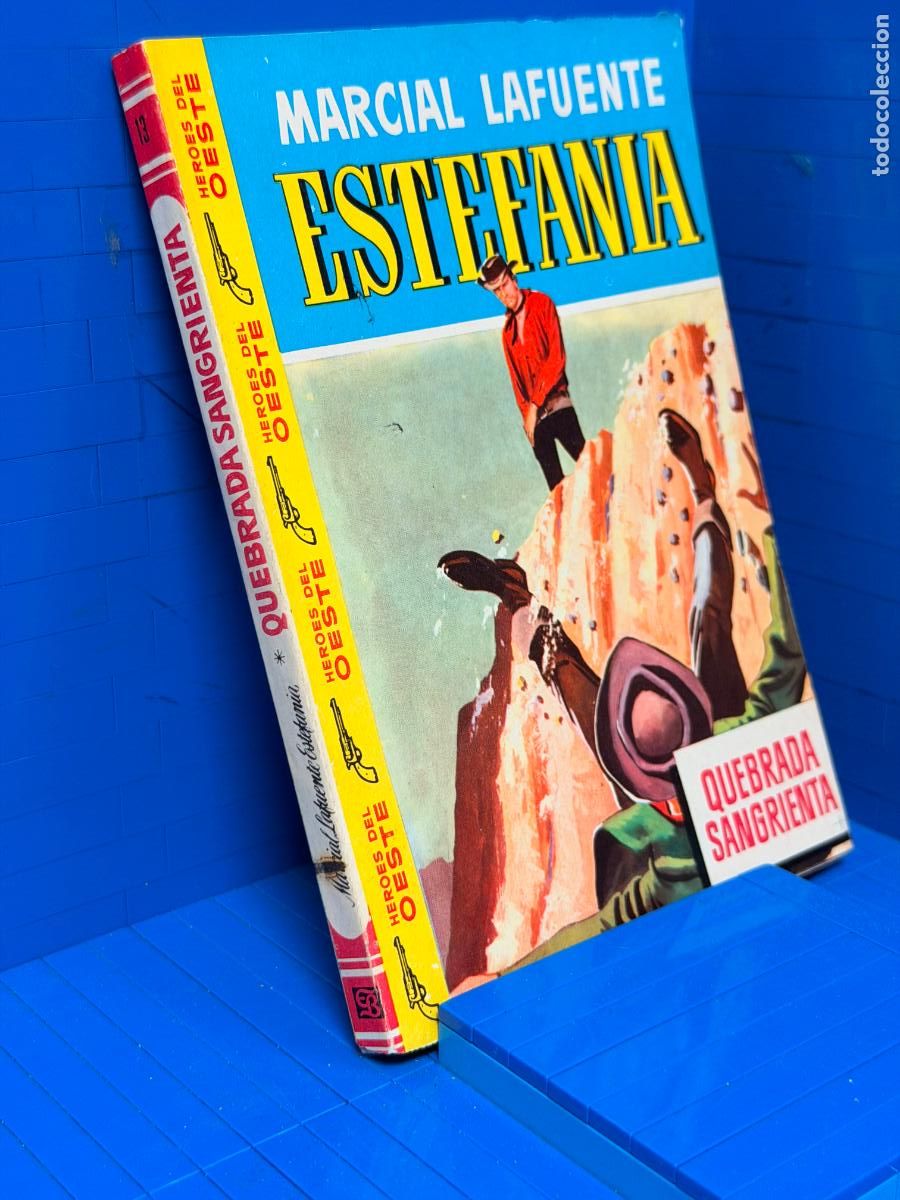 Libros de segunda mano: QUEBRADA SANGRIENTA &ndash; ED. BRUGUERA &ndash; 1959 &ndash; MARCIAL LAFUENTE ESTEFANIA