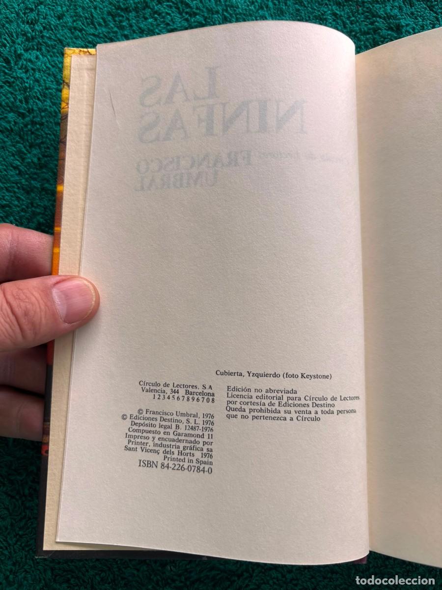 Libros de segunda mano: Las ninfas - Francisco Umbral - Foto 4