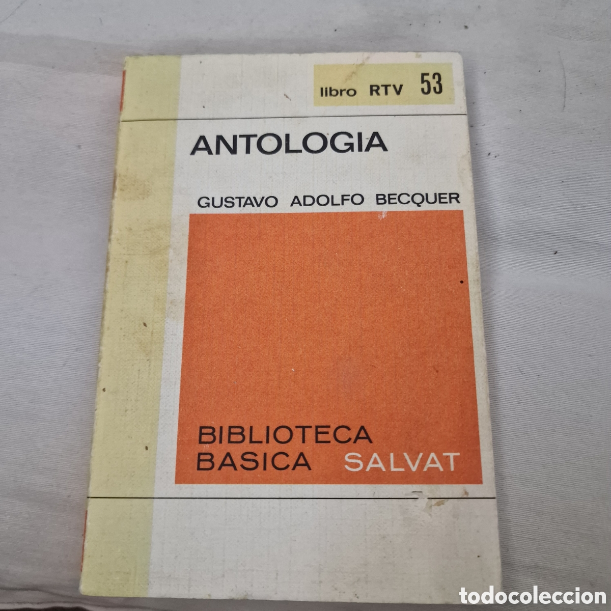 Libros de segunda mano: Antolog&iacute;a - Gustavo Adolfo Becquer