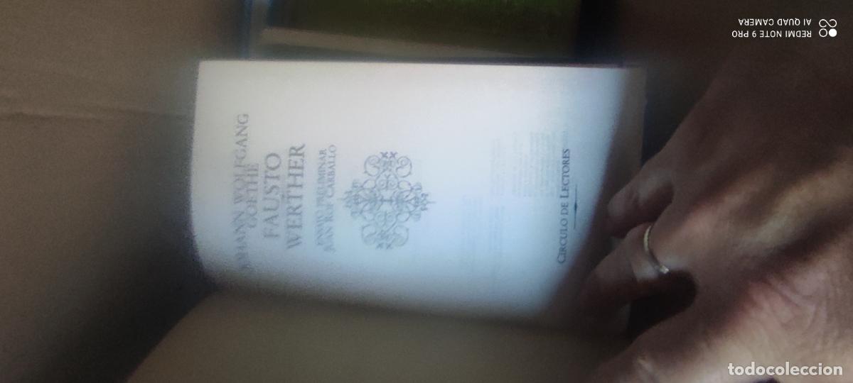 Libros de segunda mano: Fausto-Werther. Goethe