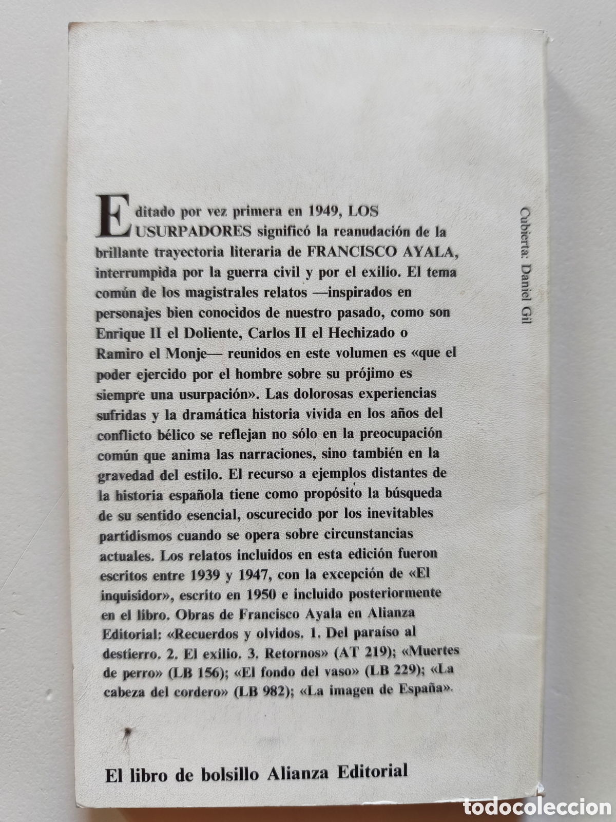 Libros de segunda mano: Francisco Ayala. Los usurpadores - Foto 2