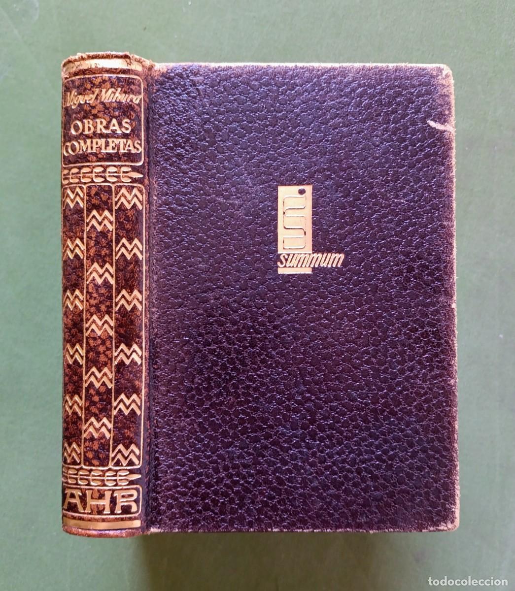 Libros de segunda mano: OBRAS COMPLETAS DE MIGUEL MIHURA - EDITORIAL AHR - 1&ordf; ed. 1962.