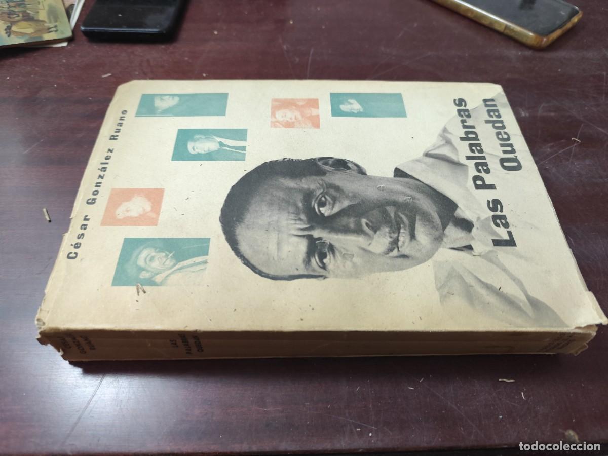 Libros de segunda mano: LAS PALABRAS QUEDAN / CESAR GONZALEZ RUANO / CJA 429 / AFRODISIO AGUADO