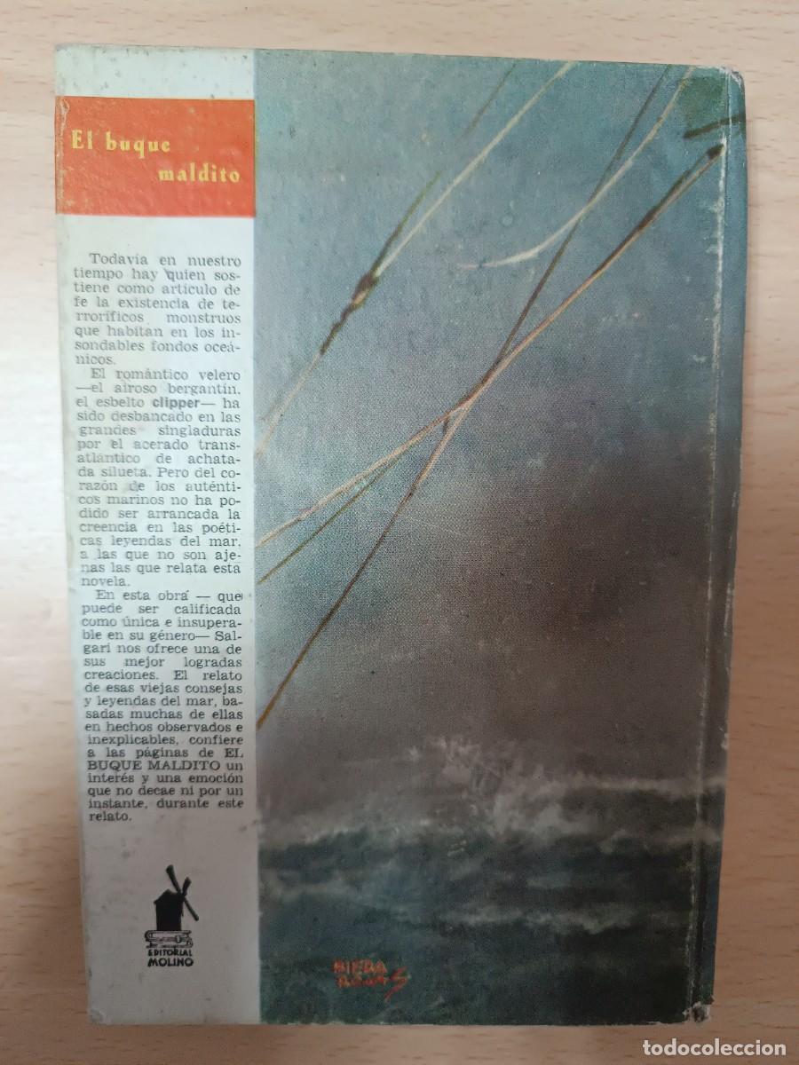 Libros de segunda mano: El buque maldito Emilio Salgari - Foto 2