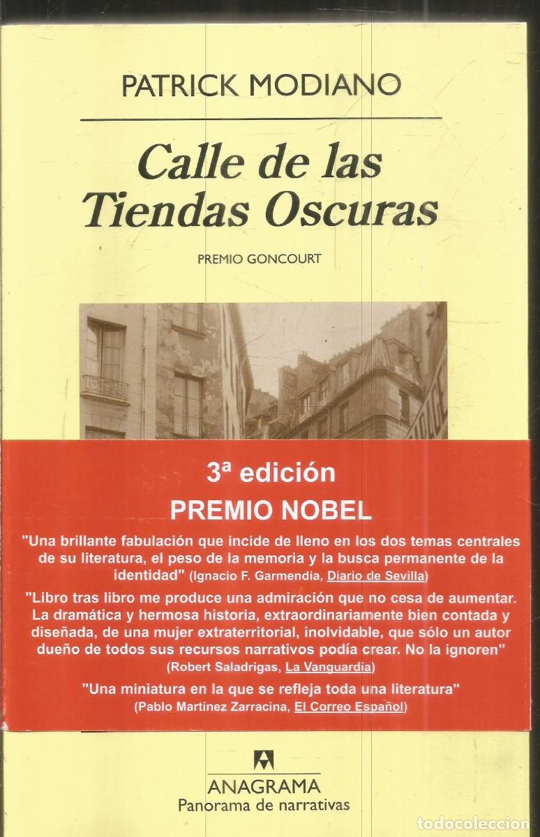 Libros de segunda mano: PATRICK MODIANO. CALLE DE LAS TIENDAS OSCURAS. ANAGRAMA.