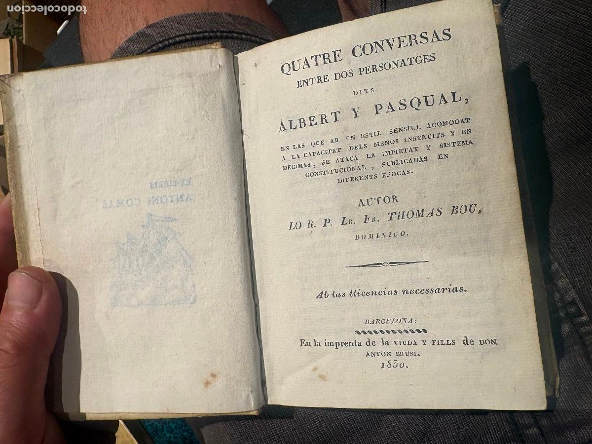 Gebrauchte B&uuml;cher: Quatre converses entre dos personatges Albert y Pascual