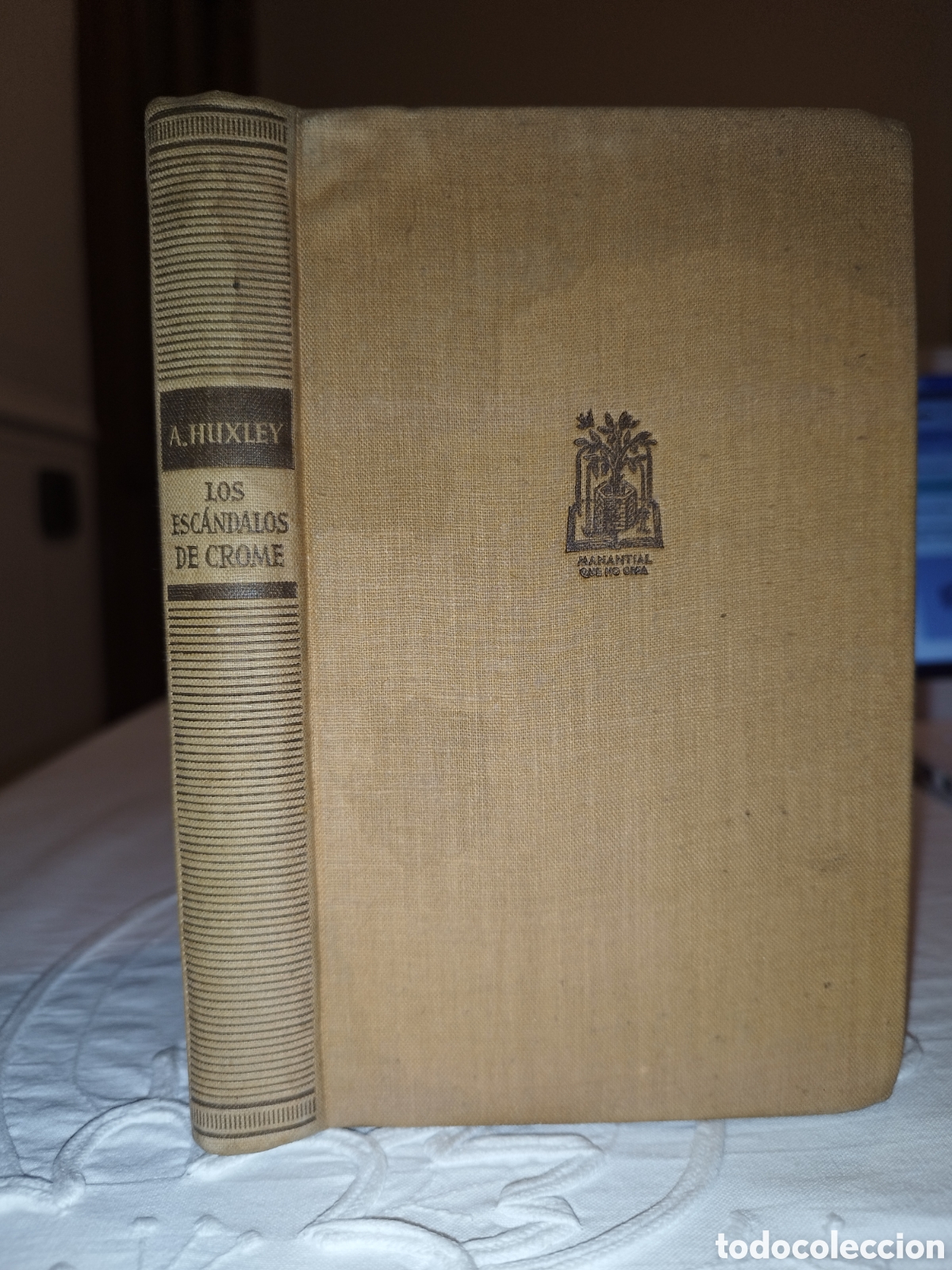 Libros de segunda mano: ALDOUS HUXLEY: LOS ESCANDALOS DE CROME. ED. JOS&Eacute; JAN&Eacute;S, 1947.