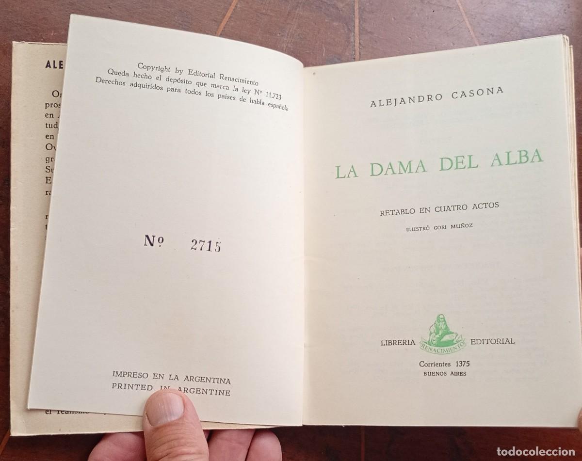 Libros de segunda mano: Alejandro Casona LA DAMA DEL ALBA - Foto 5