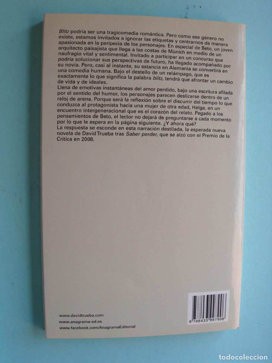 Libros de segunda mano: BLITZ / DAVID TRUEBA / NARRATIVA - Foto 2