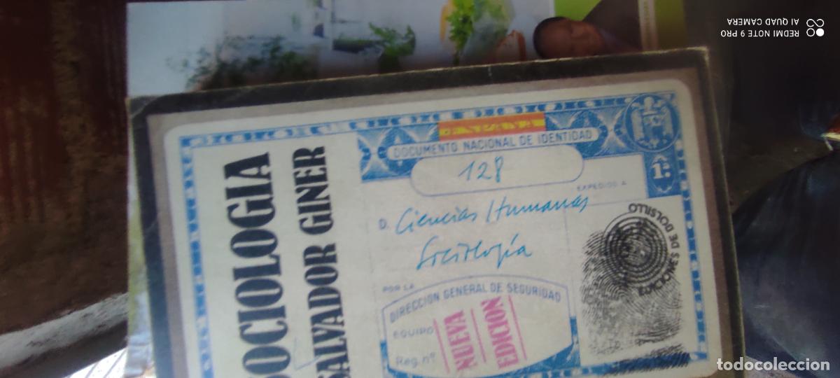 Libros de segunda mano: Sociolog&iacute;a, Salvador Giner.