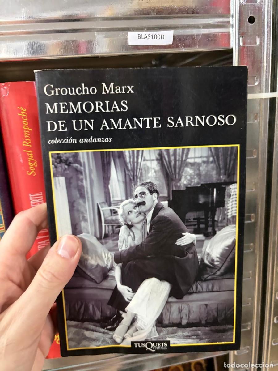 Libros de segunda mano: BLAS100D Groucho Marx &mdash; Memorias de un amante sarnoso &mdash; Tusquets Editores