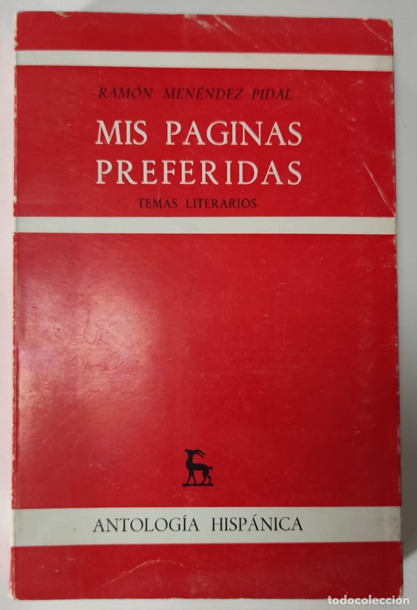 Gebrauchte B&uuml;cher: MIS P&Aacute;GINAS PREFERIDAS - RAM&Oacute;N MEN&Eacute;NDEZ PIDAL