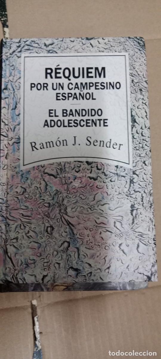 Libros de segunda mano: REQUIEM POR UN CAMPESINO ESPA&Ntilde;OL EL BANDIDO ADOLESCENTE RAMON J SENDER LIBRO GG-CD