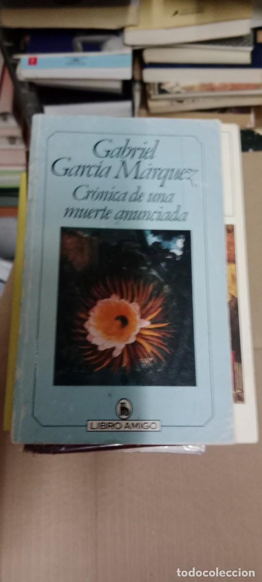 Libros de segunda mano: CRONICA DE UNA MUERTE ANUNCIADA GABRIEL GARCIA MARQUEZ LIBRO GG-QQ77