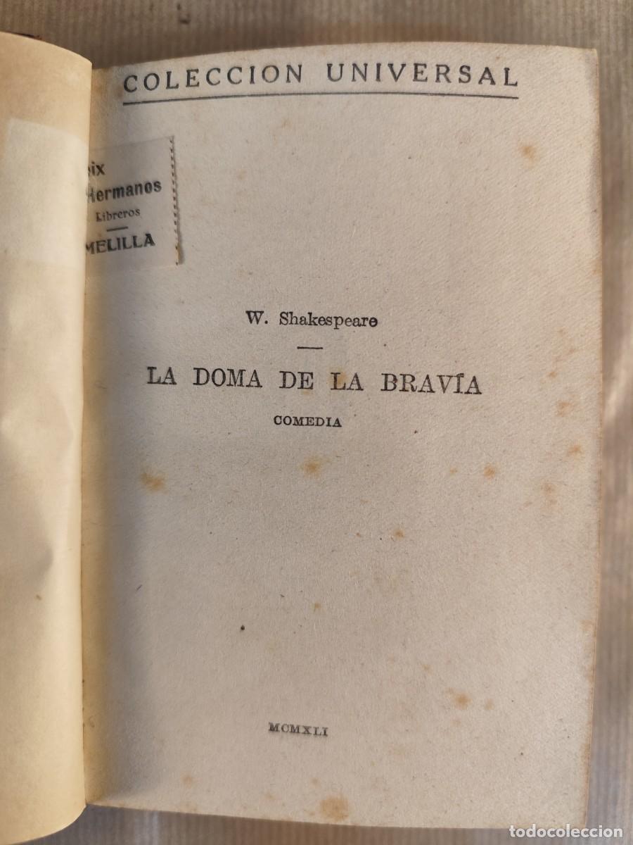 Libros de segunda mano: La doma de la brav&iacute;a W. Shakespeare - Foto 3