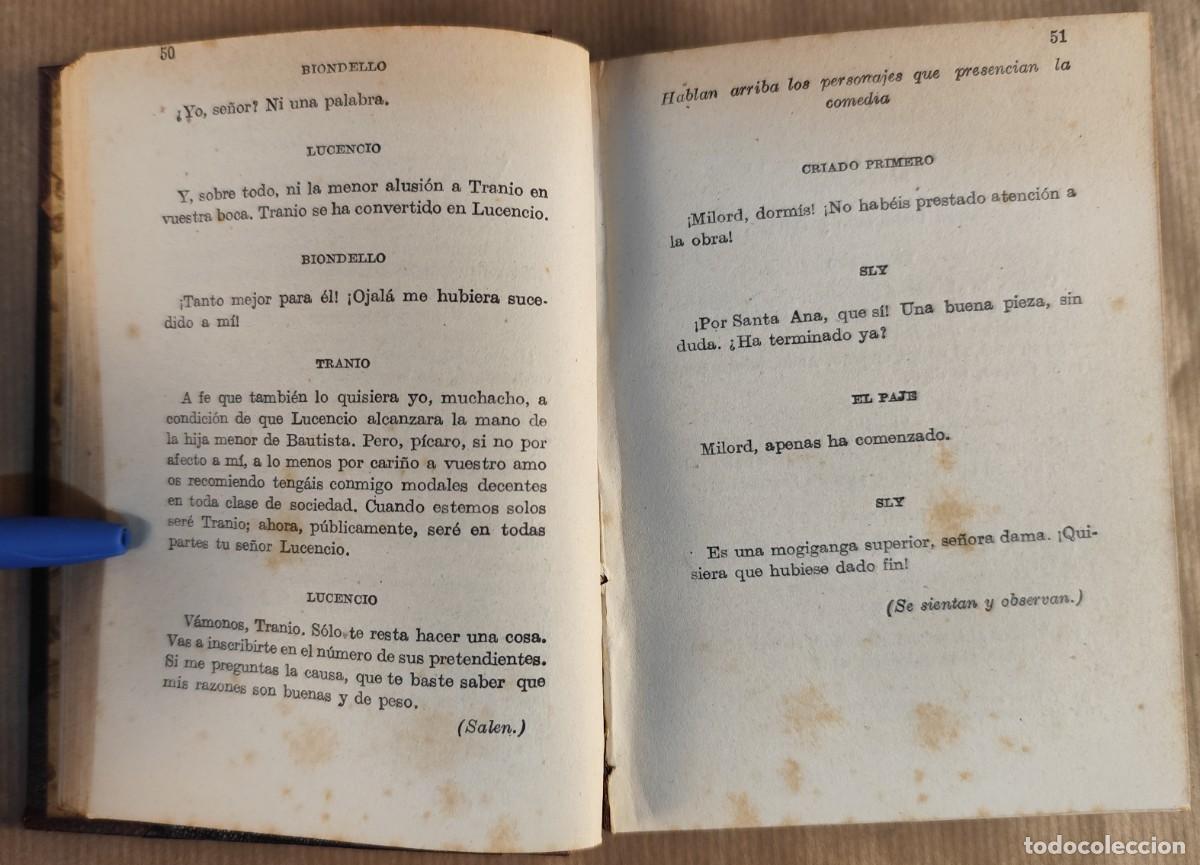 Libros de segunda mano: La doma de la brav&iacute;a W. Shakespeare - Foto 5