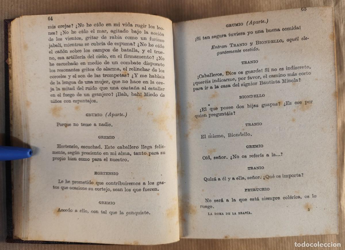 Libros de segunda mano: La doma de la brav&iacute;a W. Shakespeare - Foto 6