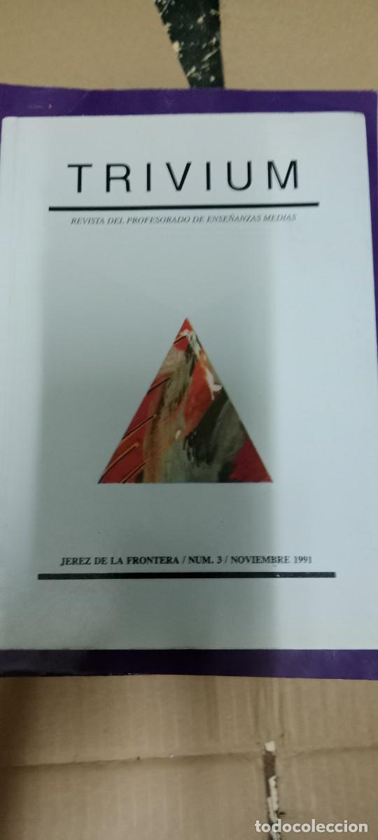 Libros de segunda mano: TRIVIUM, Revista del profesorado de ense&ntilde;anzas medias (Anuario de Estudios Human&iacute;stico GG-QQ77