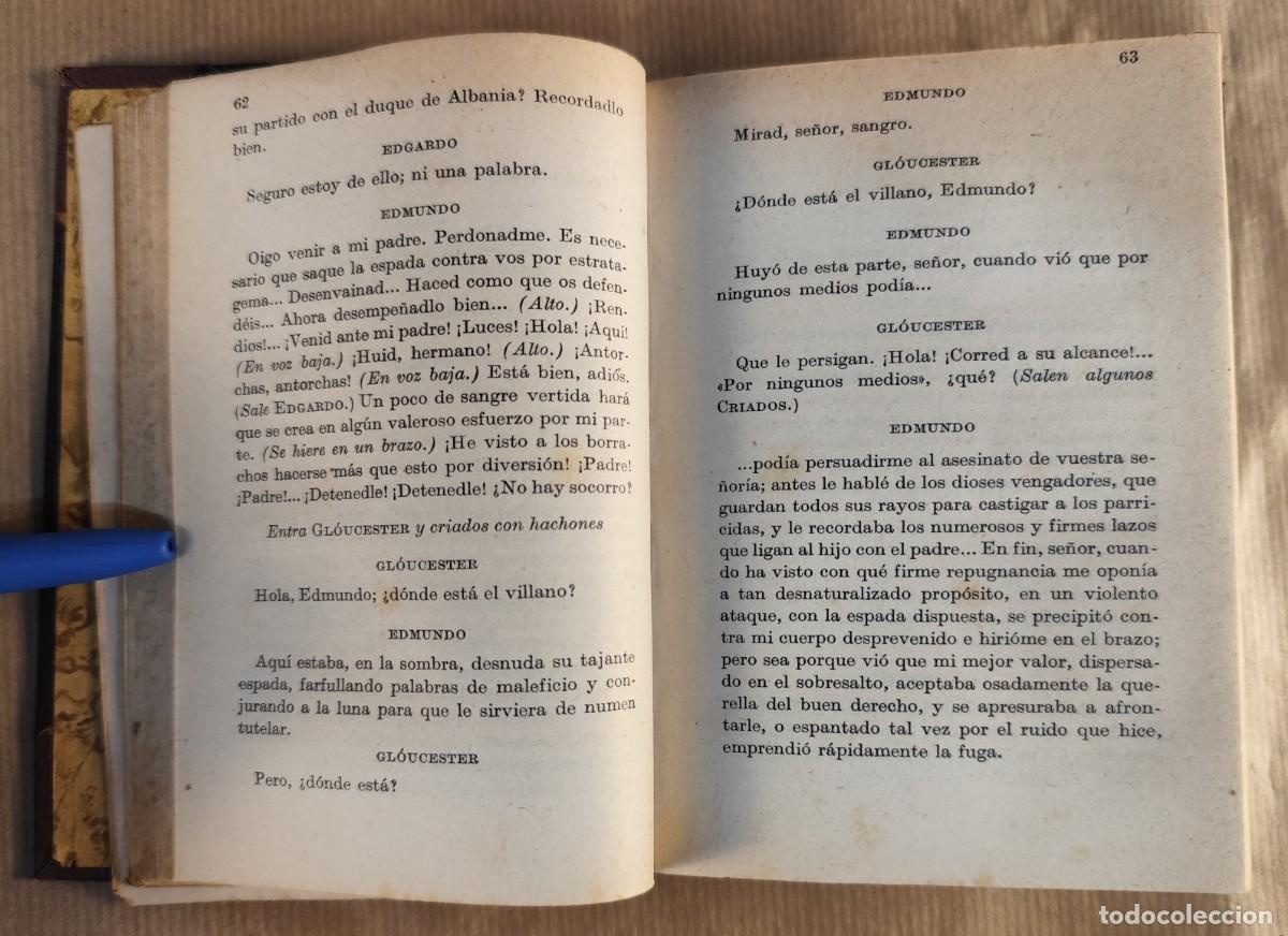 Libros de segunda mano: El Rey Lear, W. Shakespeare - Foto 5
