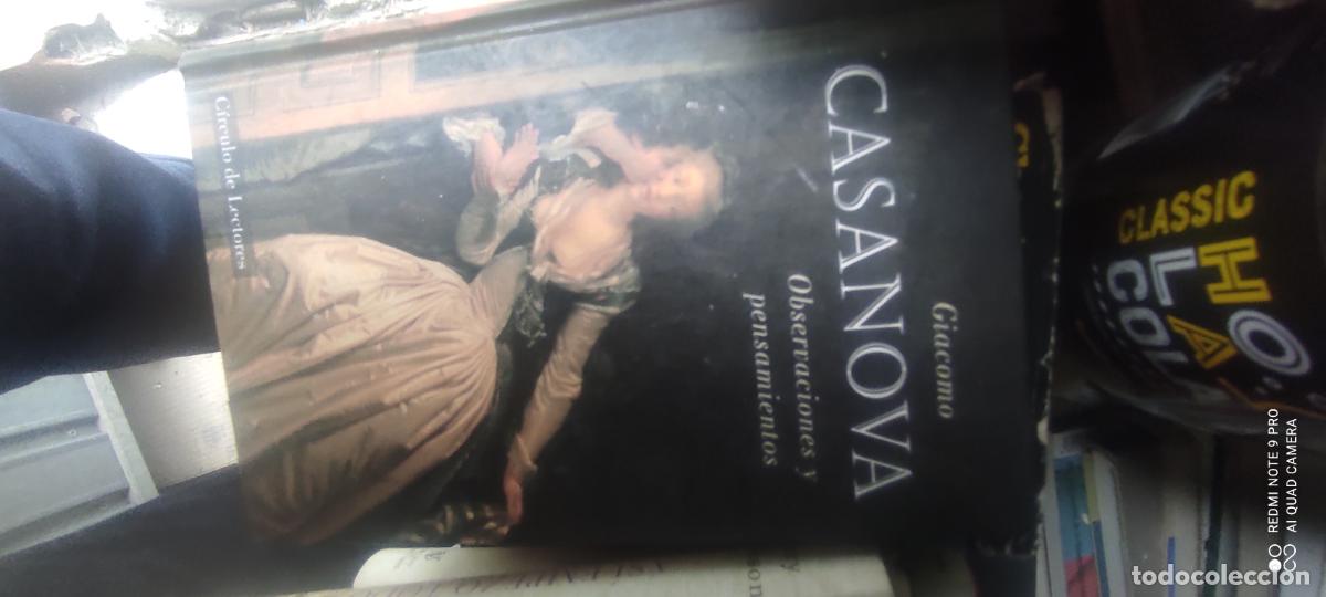 Livros em segunda m&atilde;o: Observaciones y pensamientos.- Casanova, Giacomo