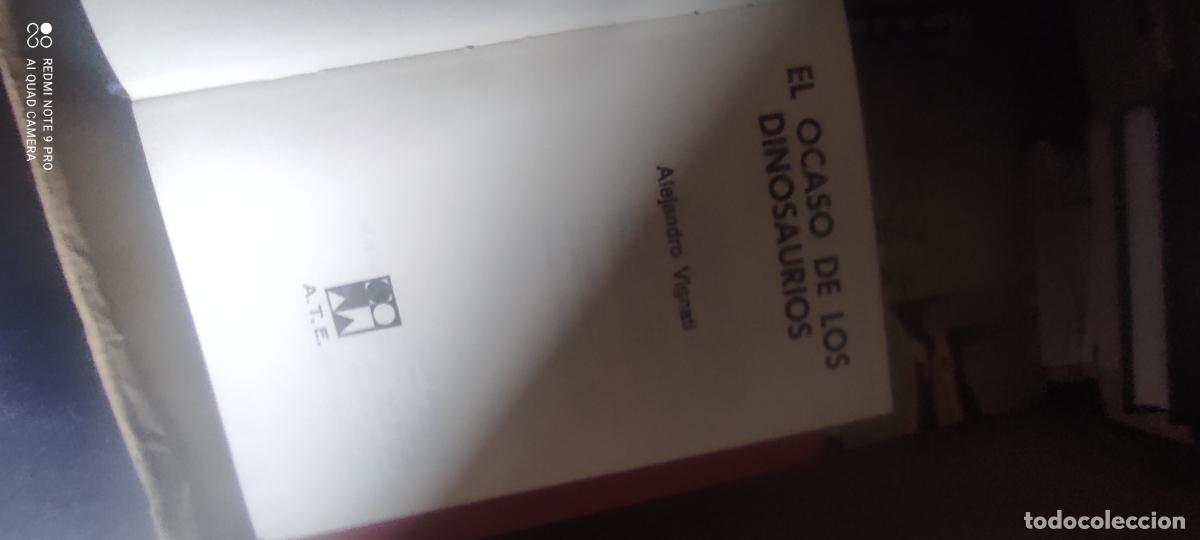 Libros de segunda mano: El Ocaso de los Dinosaurios. Alejandro Vignati. A.T.E. 1976.