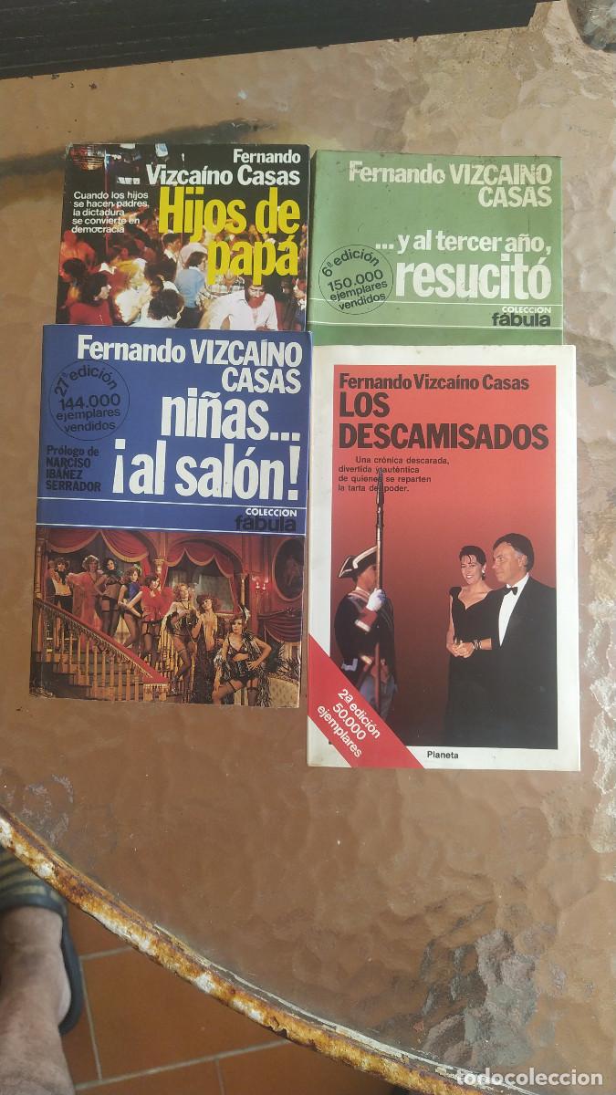 Libros de segunda mano: Lote de cuatro libros de Fernando Vizca&iacute;no Casas a&ntilde;os 70 y 80