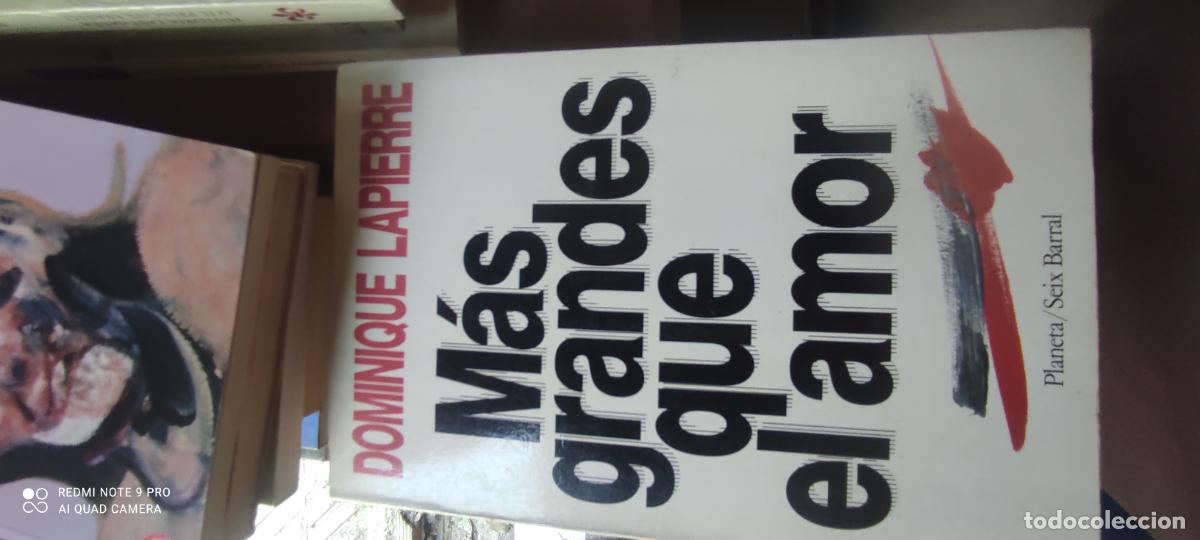 Libros de segunda mano: Lapierre. M&aacute;s grandes que el amor
