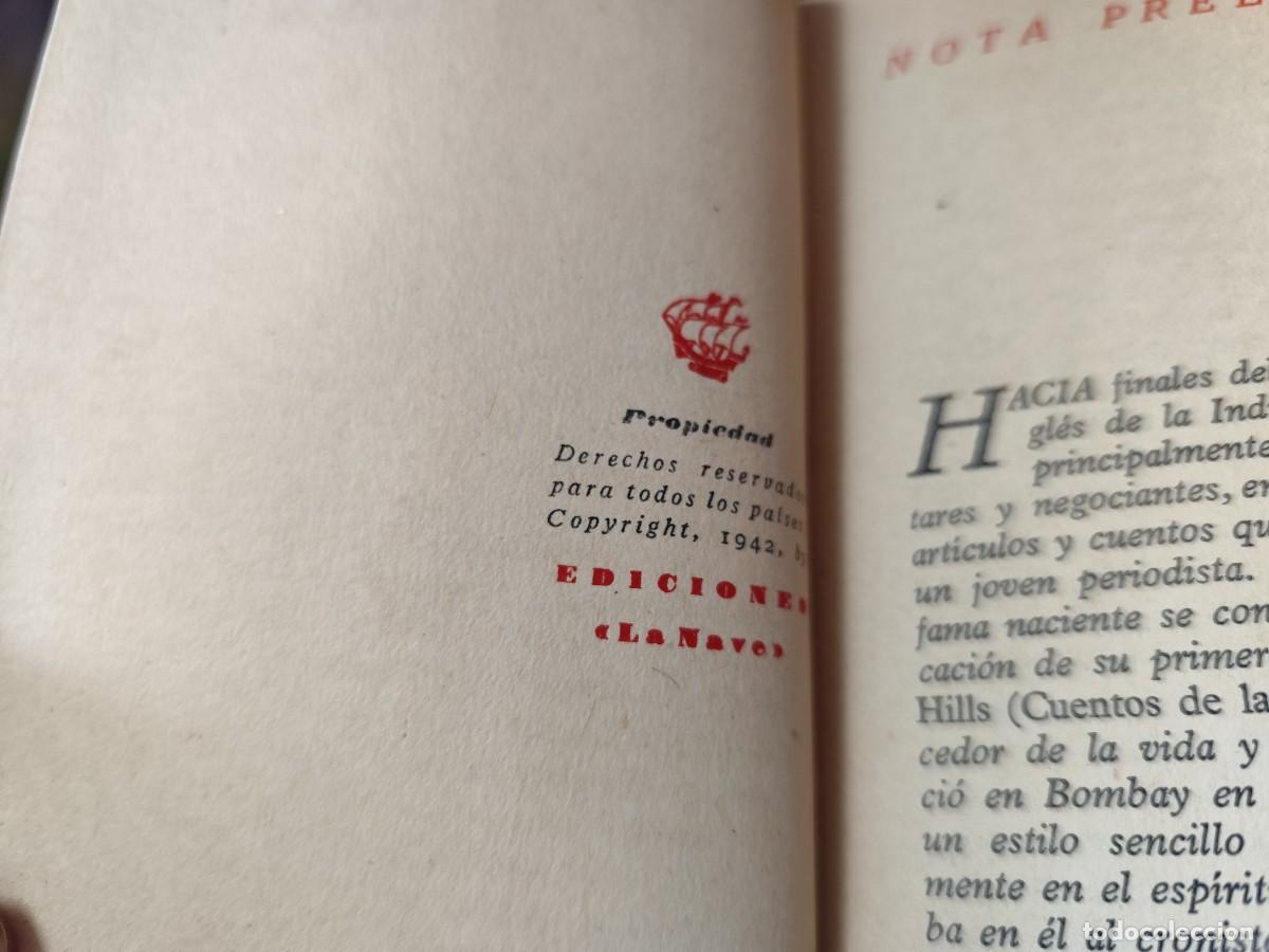 Libros de segunda mano: KIM / RUDYARD KIPLING / CJA 439 / LA NAVE - Foto 7