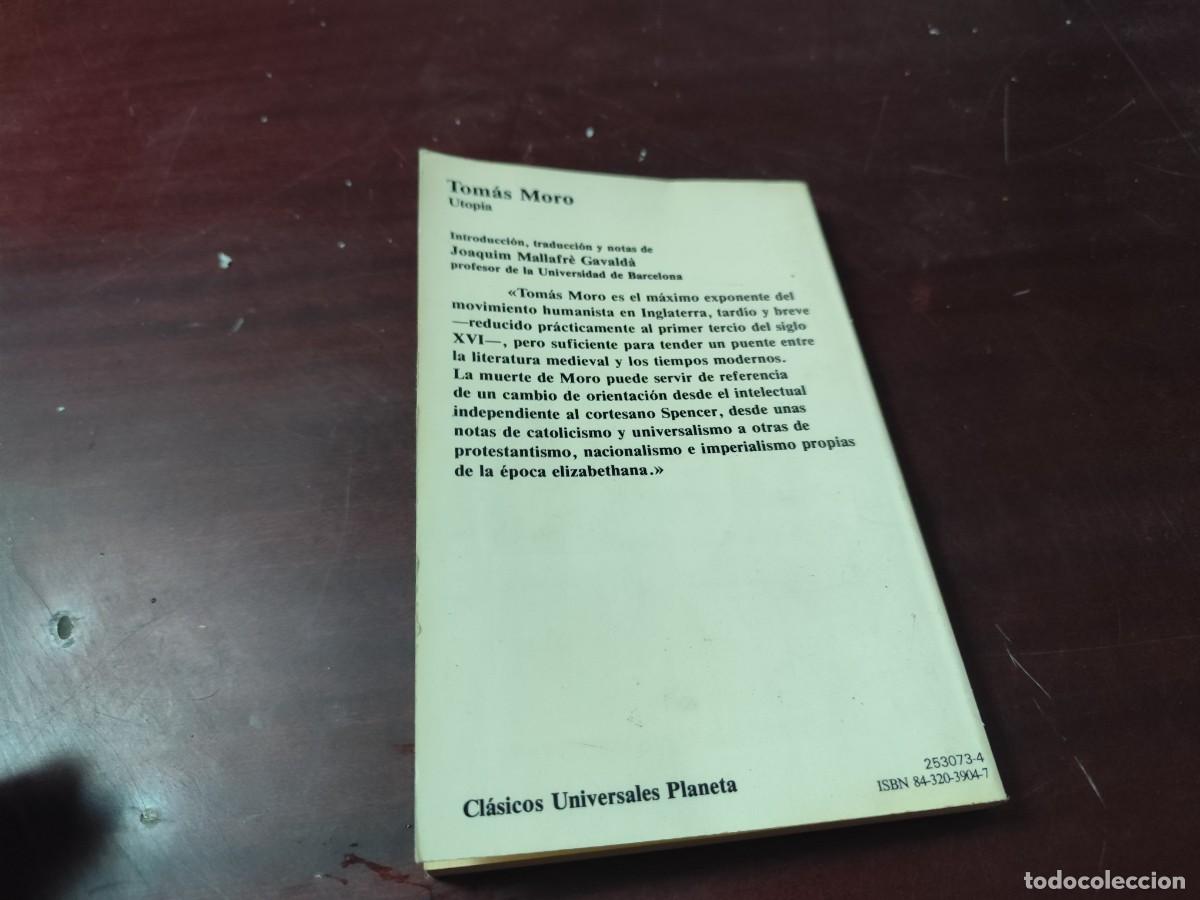 Libros de segunda mano: UTOPIA / TOMAS MORO / CJA 444 / PLANETA - Foto 10