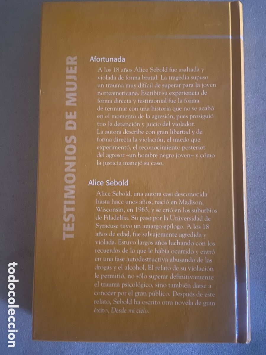 Libros de segunda mano: AFORTUNADA. ALICE SEBOLD - Foto 2